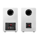 Audio-Technica AT-SP3XWH Powered Bookshelf Speakers (Pair, White) - 3"