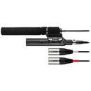 Microphone de surface statique cardioïde stéréo MS sur caméra Audio-Technica BP350ST-UL