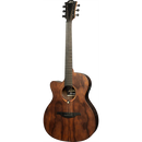 Guitare électro-acoustique Lag Guitars SAUVAGE-ACE-L Auditorium pour gaucher, pan coupé (finition satinée à pores ouverts)