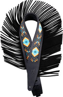 Levy's MG317BOI-BLK Crazy Horse Outlaw Sangle de guitare en cuir (Noir)