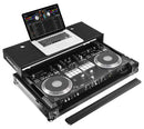 Odyssey FZGSDDJREV7WBL Flight Case Glide Style pour contrôleur Pioneer DDJ-REV7 avec roulettes et plate-forme pour ordinateur portable (noir)