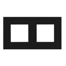 Audac CF45DH/B Double Cover Frame With Hooks (Black) - 45 x 45mm