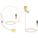 Phenyx Pro 1HM1LM-BGE Lapel & Headset Mic Combo With 3-Pin XLR Jack (Beige) - Pack Of 2