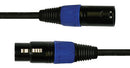 Blizzard Lighting DMX-10Q 3-pin XLRM to XLRF 120 ohm DMX Cable - 10'