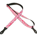 Levy's MP23UKE-004 Polyester Mandolin/Ukulele Strap (Pink)