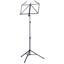 K&M 10065 3-Piece Folding Music Stand w/Wide Desk (Black)