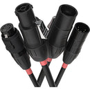 Chauvet Professional RIGLINK-COMBO1.5FT TR1 DMX Combo IP Cable - 1.5'