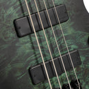 Cort SPACE 4 Headless Electronic Bass Guitar (Star Dust Green)