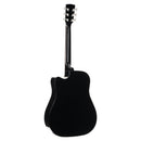 Cort EARTH60CE Acoustic Electric Guitar (Black Gloss)