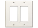 Plaque de couvercle à double slot RDL CP-2 (blanc)