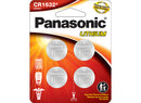 Panasonic CR1632PA4BL 3.0 Volt Lithium Coin Cell Batteries – 4 Pack