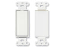 RDL D-BLANK Decora Wall Plate with No Jack Cut Out