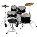 Batterie complète DDrum D1 JUNIOR 5 pièces avec cymbales (noir minuit)