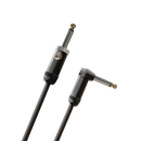 D'Addario PW-AMSGRA-30 American Stage Straight To Right Angle Instrument Cable - 30ft
