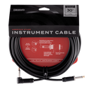D'Addario PW-AMSGRA-30 American Stage Straight To Right Angle Instrument Cable - 30ft