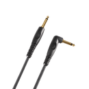 D'Addario PW-GRA-20 Custom Series Straight To Right Angle Instrument Cable - 20ft