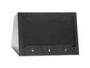 RDL DC-3B Wall Mounted Chassis for 3 Remote Control Wall Plates (Black)