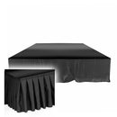 ProX XSQ-SKIRT48 Polyester 48" Fabric Stage Skirt Style For XSQ-STAGES (Black)