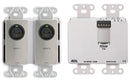 RDL DDS-BN2M Wall Mounted Bi Directional Microphone Line with Dante Interface - 2x2