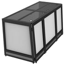 Odyssey DJBOOTHM78 Wide Surface TV Mountable DJ Battle Booth with Removable Top - 70"