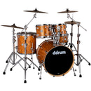 DDrum DOMINION Birch 5-Piece Shell Pack (Satin Bubinga Wrap)