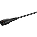 Microphone cravate omnidirectionnel miniature DPA 2061-OL-C-B34-Acc avec connecteur verrouillable de 3,5 mm (noir)
