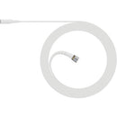 Microphone cravate omnidirectionnel basse sensibilité DPA 4071-OP-C-W90 avec amplification de présence et connecteur MicroLock (blanc)