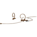 DPA 4166-OP-F-C34-LH Slim Omnidirectional Flex Headset Microphone With 110mm Boom And Locking 3.5mm Adapter (Brown)