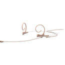Microphone-casque omnidirectionnel flexible DPA 4266-OP-F-F03-LH avec perche de 110 mm et adaptateur LEMO à 3 broches (beige)