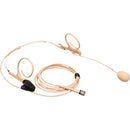 Microphone-casque cardioïde flexible DPA 4288-DP-F-F90-MH avec perche de 100 mm et connecteur MicroLock (beige)