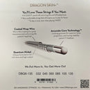 DR Handmade Strings DBQ6-135 Dragon Skin+ Quantum Nickel Electric Bass Strings Long Scale Set - 6-String 32-135