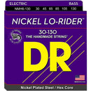 Cordes DR Handmade Strings NMH6-130, 6 cordes pour basse électrique, tirant moyen (30-130)