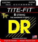Cordes DR Handmade TF8-10 8 pour guitare électrique, tirant moyen (10-75)