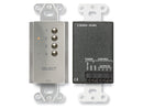 RDL DS-RC4RU 4 Channel Remote Control Wall Plate for RACK-UP System