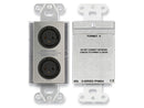 RDL DS-TPSM2A Dual Microphone Preamplifier Wall Plate