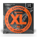 D'Addario ECG23PL Plain Third Flatwound Electric Guitar Strings (Extra Light) - 10-48