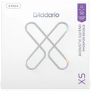 Cordes de guitare acoustique D'Addario Custom Light Coated (paquet de 2) - 11-52