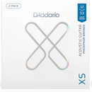 Cordes de guitare acoustique D'Addario XSAPB1253-2P Light Coated (paquet de 2) - 12-53