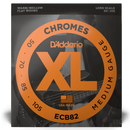 D'Addario ECB82 Chromes Flat Wound Long Scale 50-105