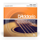 D'Addario EJ15 Bronze Phosphoreux Extra Clair 10-47