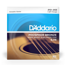 D'Addario EJ16 Bronze Phosphoreux LIGHT 12-53