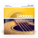 D'Addario EJ19 Phosphor Bronze Blugrass L-Top H-Btm 12-56
