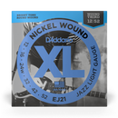 D'Addario EJ21 Nickel Wound JAZZ LIGHT 12-52
