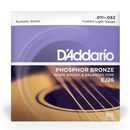D'Addario EJ26 Bronze Phosphoreux CUSTOM LIGHT 11-52