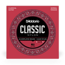 D'Addario EJ27N Classics Plaie Argent/Nylon Transparent - Normal