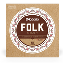 D'Addario EJ33 Folk Nylon 80/20 Bronze/Nylon transparent