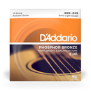 D'Addario EJ41 Phosphor Bronze 12 cordes extra légères 09-45