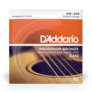 D'Addario EJ42 Guitare rephonique bronze phosphoreux 16-56