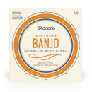 D'Addario EJ61 Nickel 5-String Banjo Medium