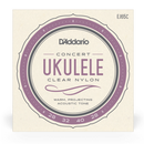 D'Addario EJ65C Pro-Arte Clear Nylon Ukulele Strings, Concert